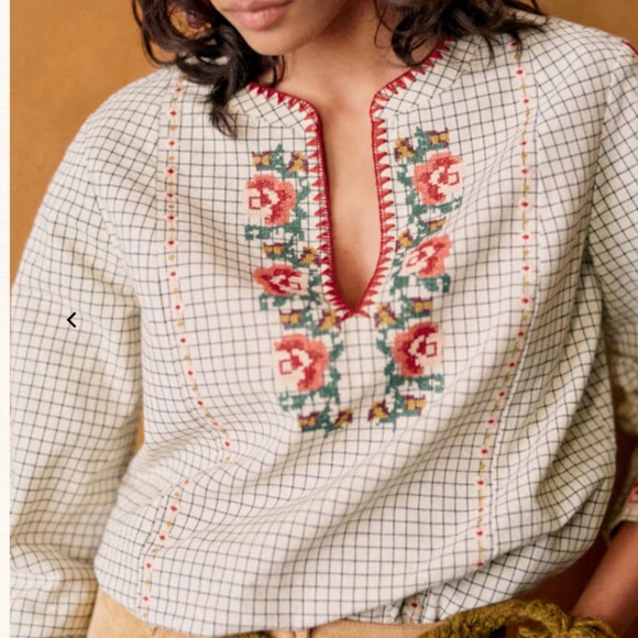 CARMINDA BLOUSE - SÉZANE X LUCIA VERGARA - Picture 1 of 6